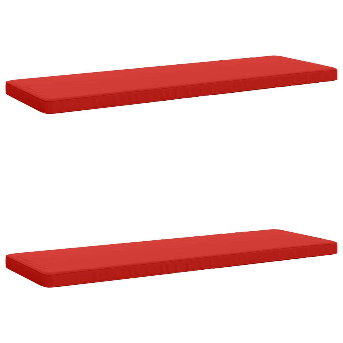 2-delige Bankkussens VUGHT 2 st 100% Polyester Rood