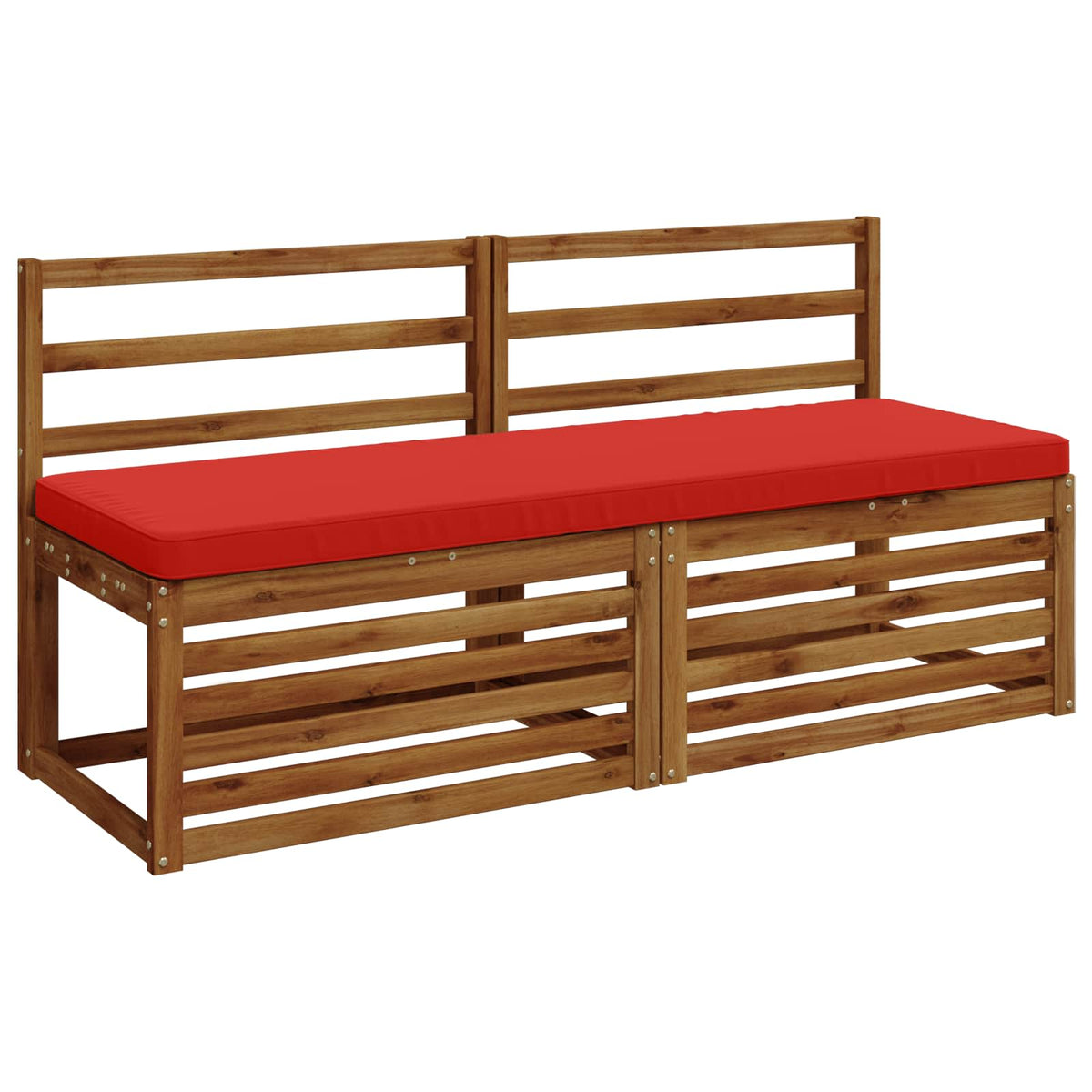 2-delige Bankkussens VUGHT 2 st 100% Polyester Rood