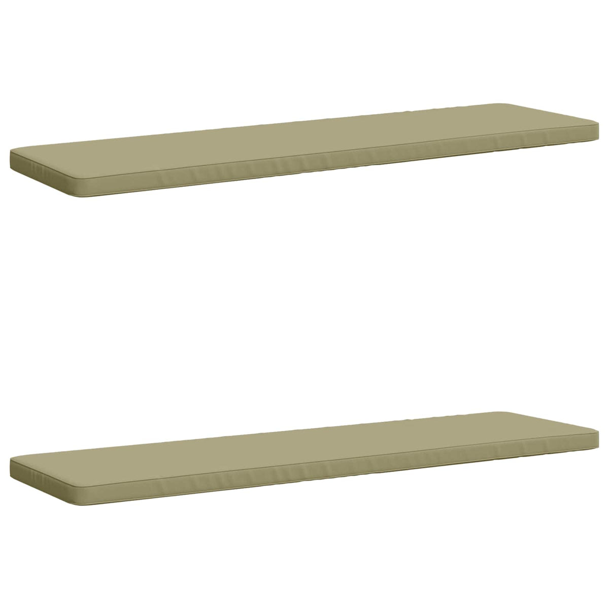2-delige Bankkussens VUGHT 2 st 100% Polyester Lichtgroen