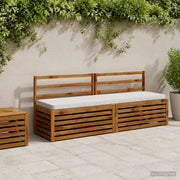 Bankkussen VUGHT 180x50x5 cm wit polyester