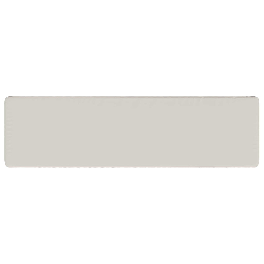 1-delig Bankkussen VUGHT 100% Polyester Wit 170 x 50 x 5 cm