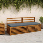 Bankkussens 2-delig blauw 100% polyester