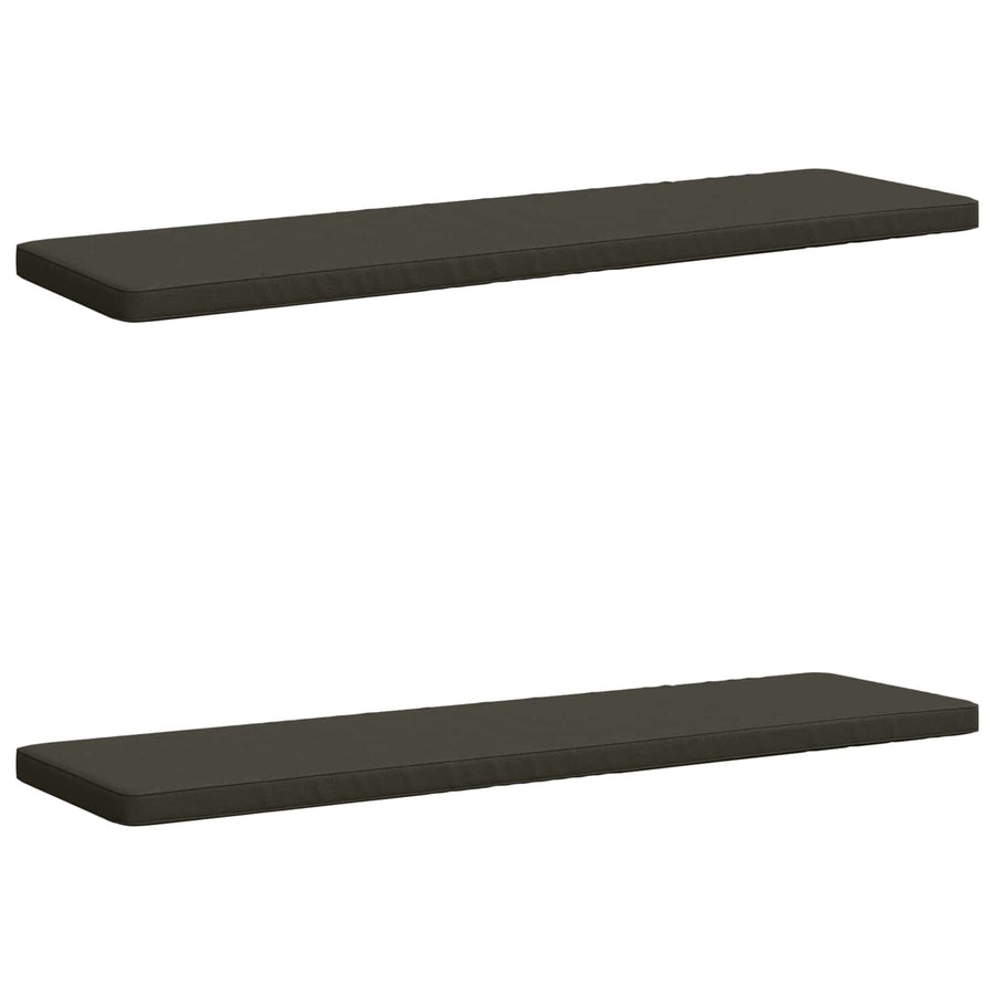 2-delige Bankkussens VUGHT 2 st 100% Polyester Antraciet