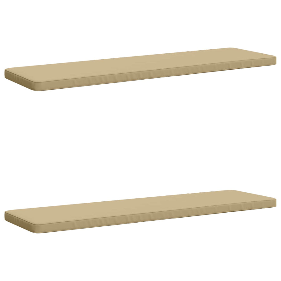 2-delige Bankkussens VUGHT 2 st 100% Polyester Beige