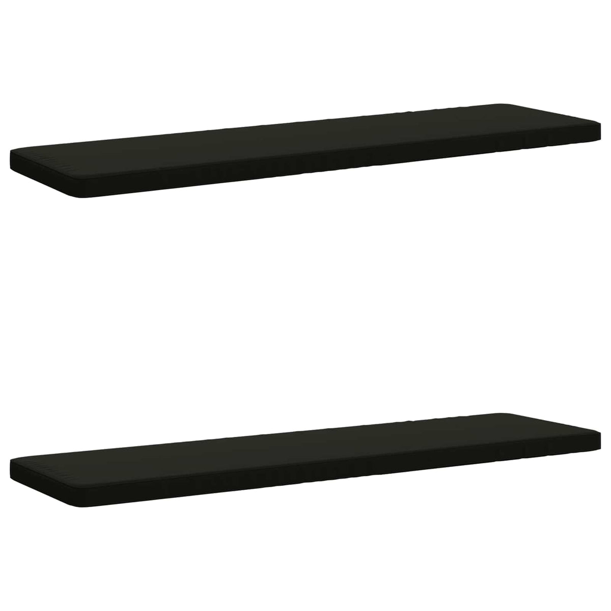 2-delige Bankkussens VUGHT 2 st 100% Polyester Zwart