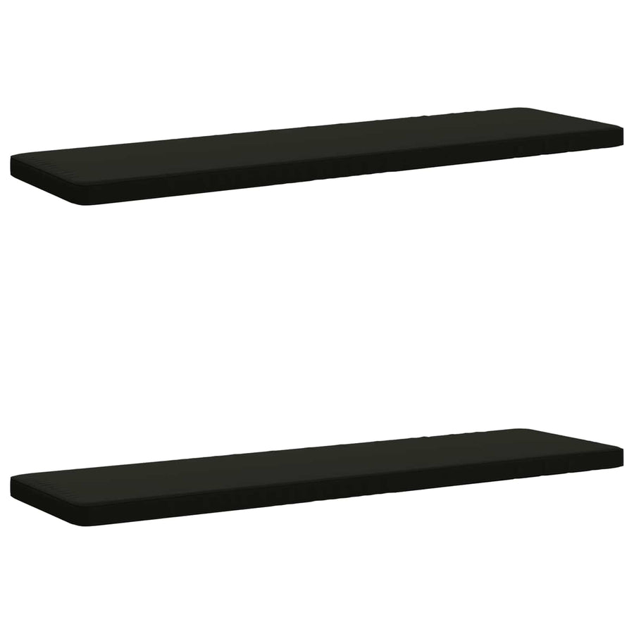 2-delige Bankkussens VUGHT 2 st 100% Polyester Zwart