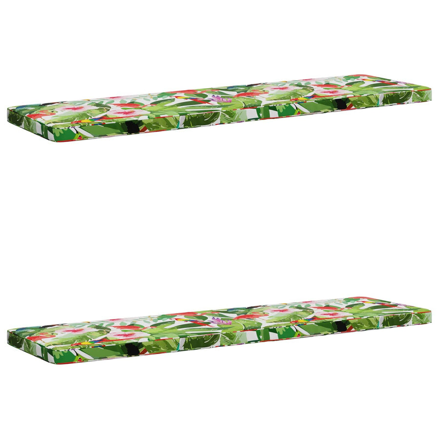 2-delige Bankkussens VUGHT 2 st 100% Polyester Meerkleurig