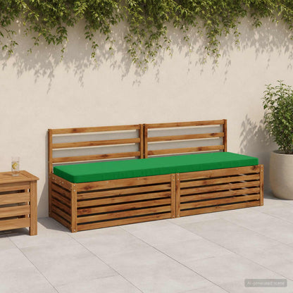 1-delig Bankkussen VUGHT 100% Polyester Groen 200 x 50 x 5 cm