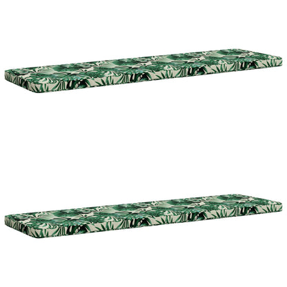 2-delige Bankkussens VUGHT 2 st 100% Polyester Bladpatroon