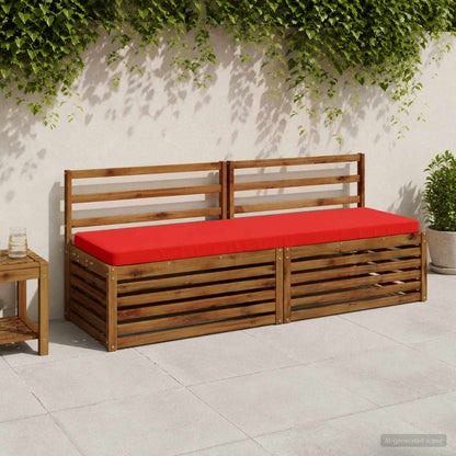 1-delig Bankkussen VUGHT 100% Polyester Rood 180 x 50 x 5 cm