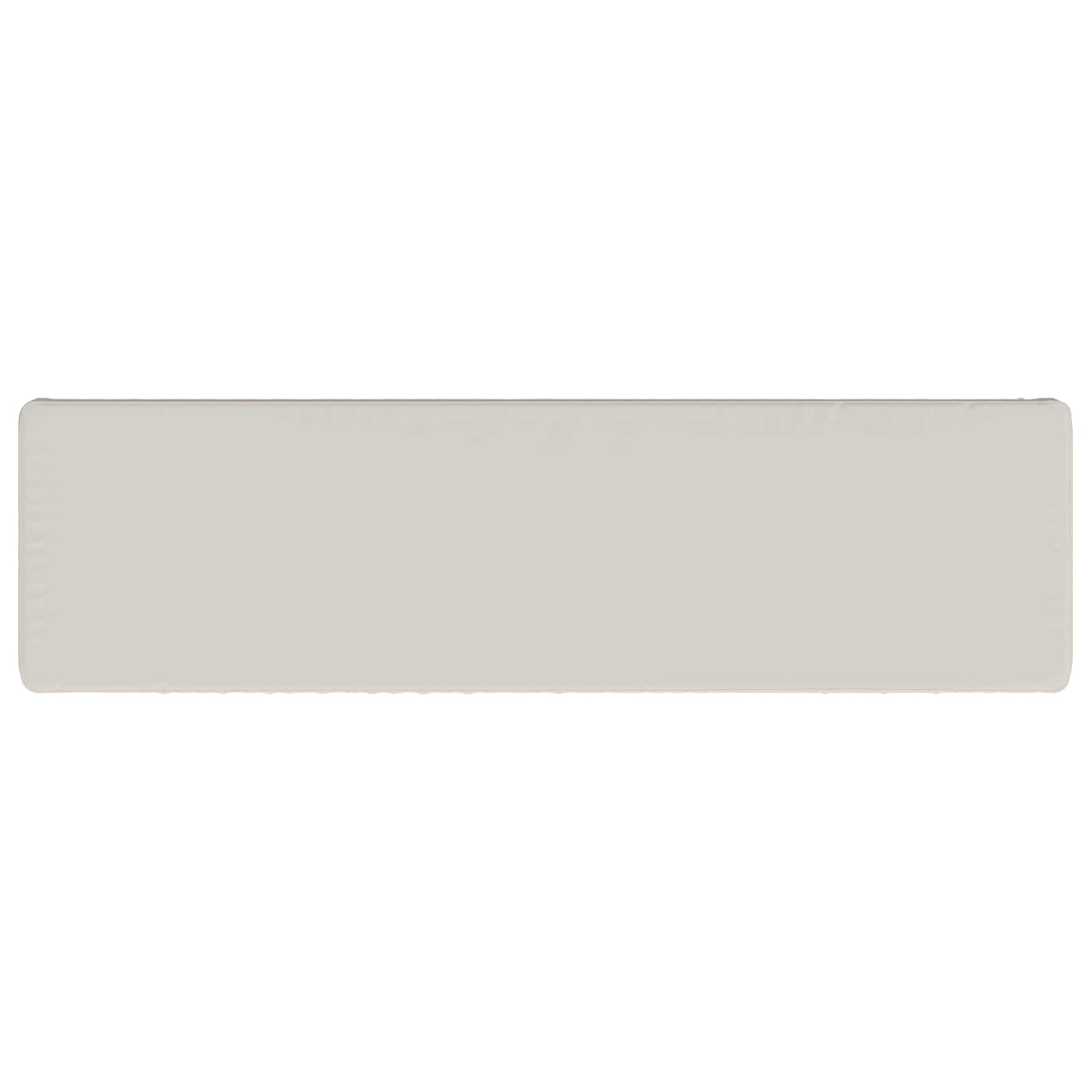 1-delig Bankkussen VUGHT 100% Polyester Wit 180 x 50 x 5 cm