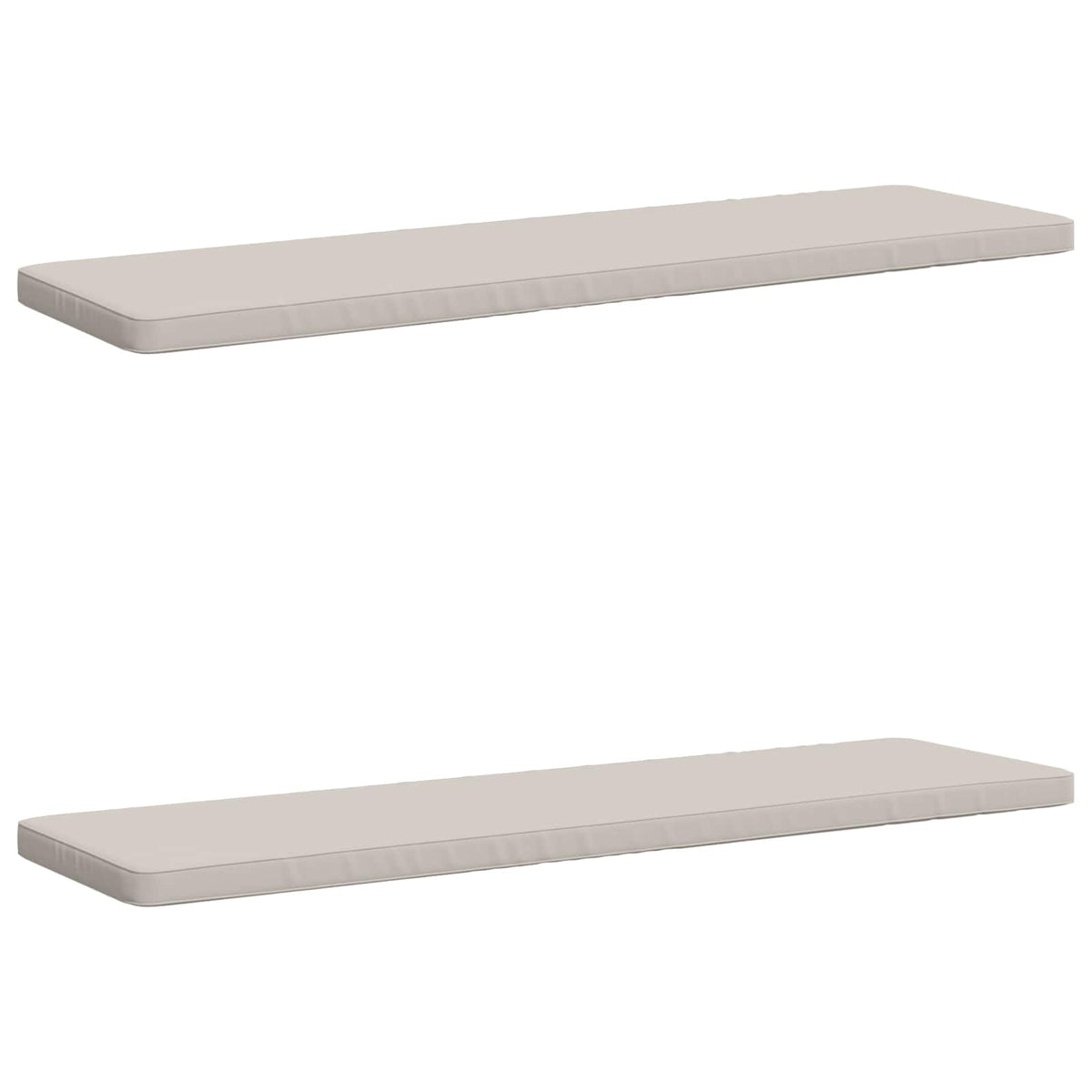 2-delige Bankkussens VUGHT 2 st 100% Polyester Wit