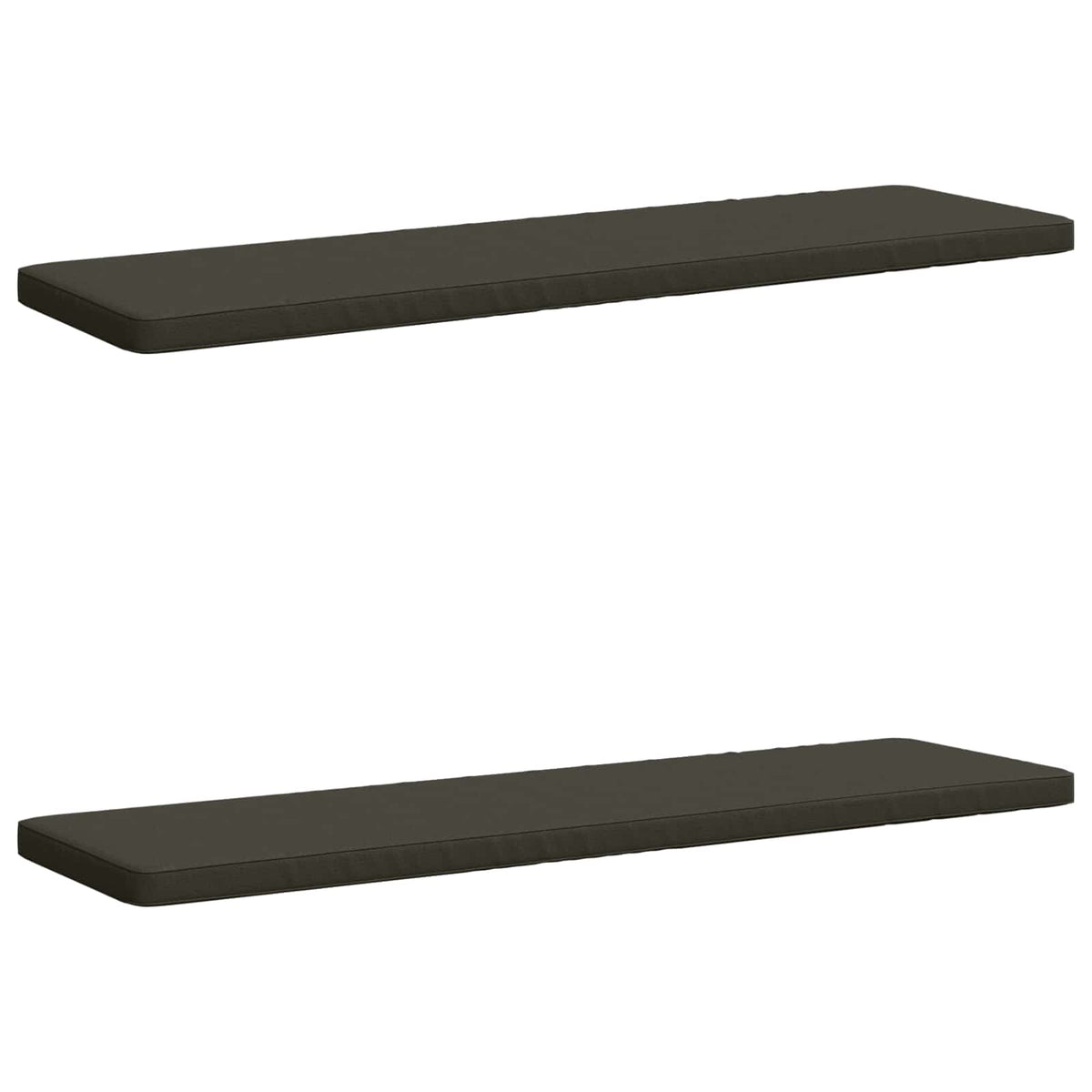 2-delige Bankkussens VUGHT 2 st 100% Polyester Antraciet