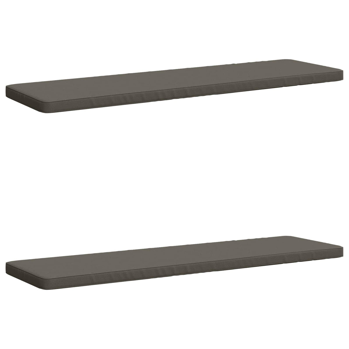 2-delige Bankkussens VUGHT 2 st 100% Polyester Grijs