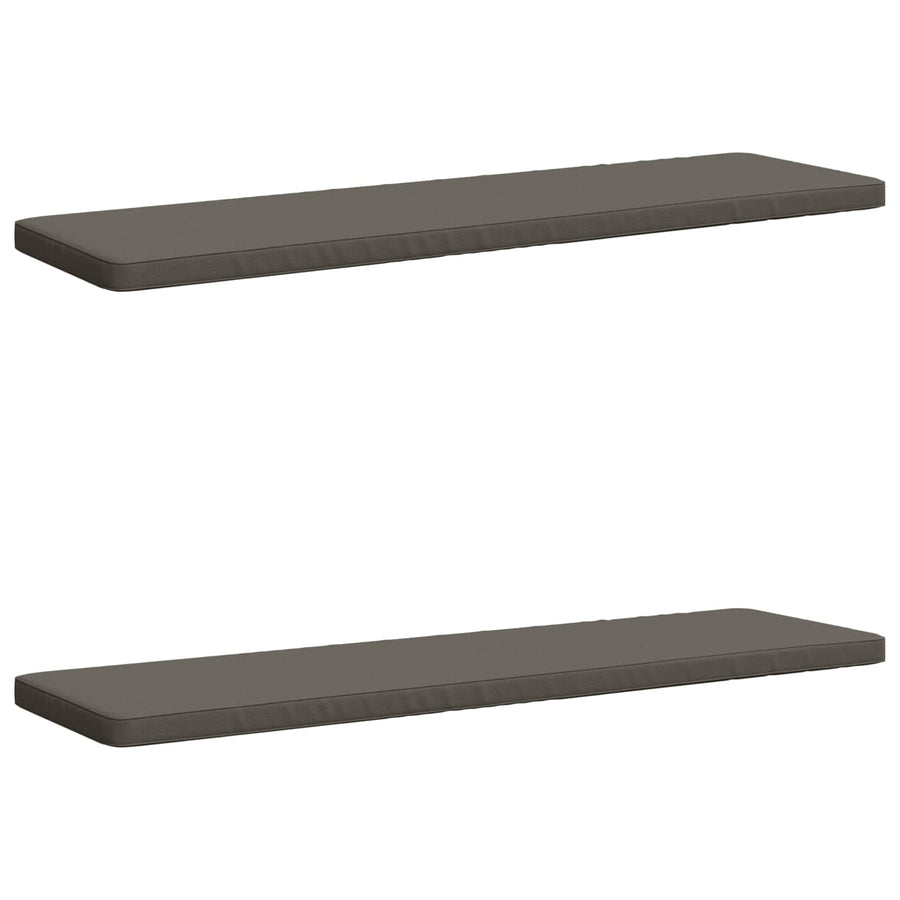 2-delige Bankkussens VUGHT 2 st 100% Polyester Grijs