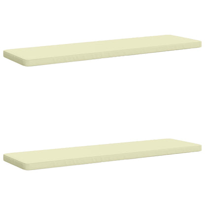 2-delige Bankkussens VUGHT 2 st 100% Polyester Crèmekleurig