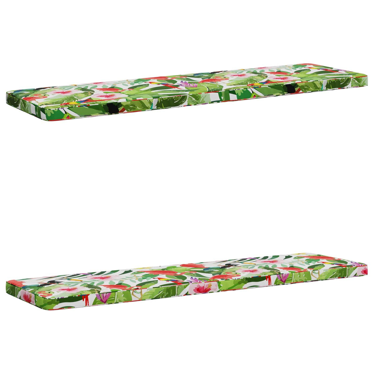 2-delige Bankkussens VUGHT 2 st 100% Polyester Meerkleurig