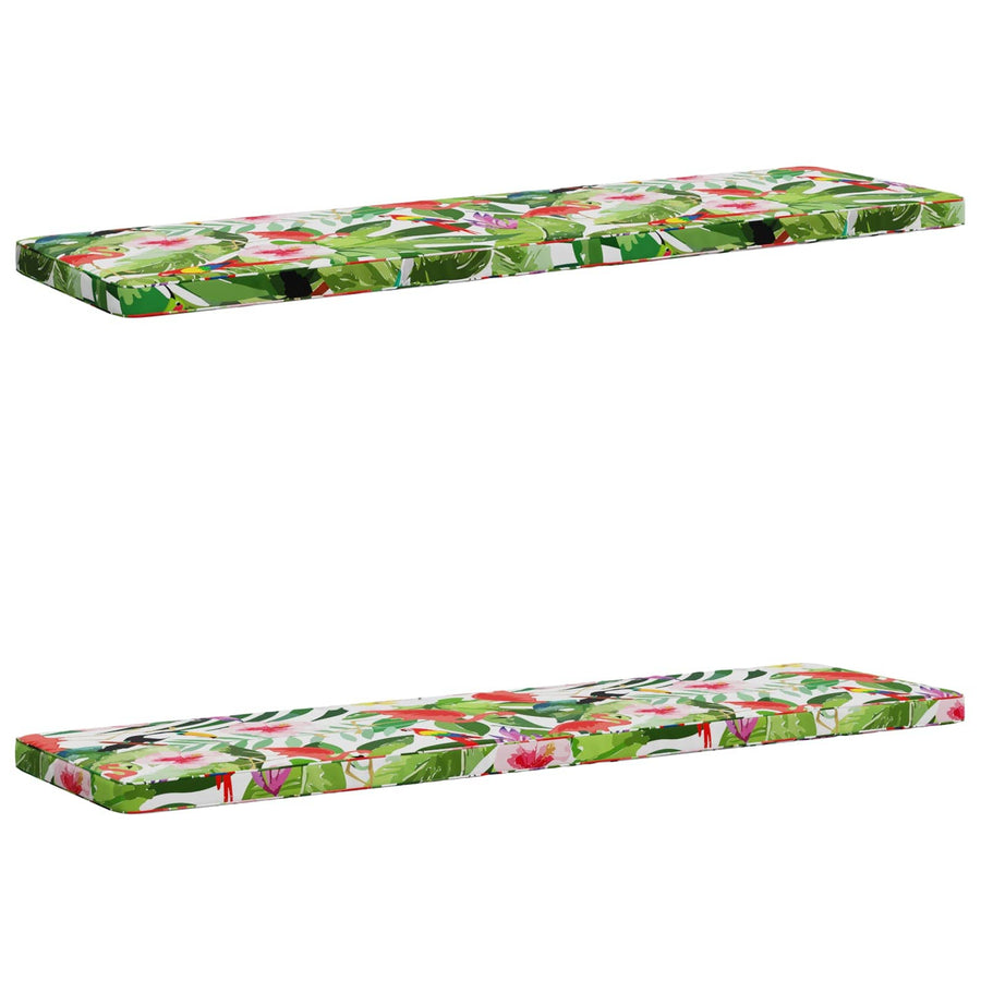 2-delige Bankkussens VUGHT 2 st 100% Polyester Meerkleurig