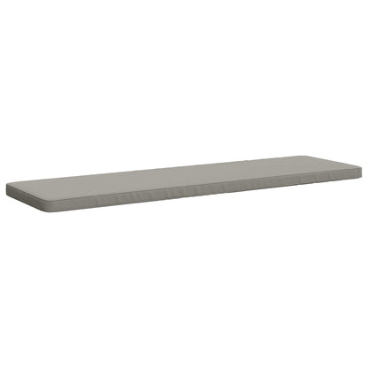 1-delig Bankkussen VUGHT 100% Polyester Grijs 180 x 50 x 5 cm