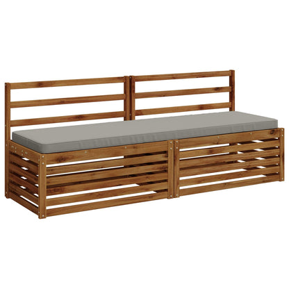 1-delig Bankkussen VUGHT 100% Polyester Grijs 180 x 50 x 5 cm