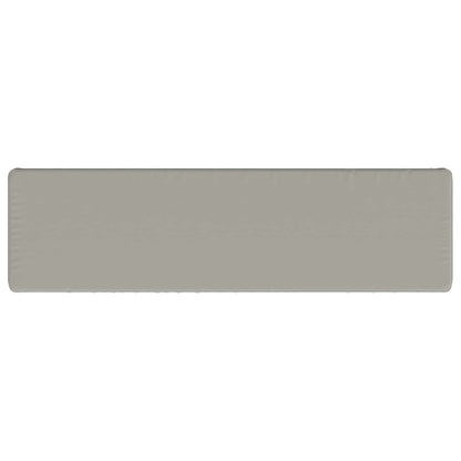 1-delig Bankkussen VUGHT 100% Polyester Grijs 180 x 50 x 5 cm