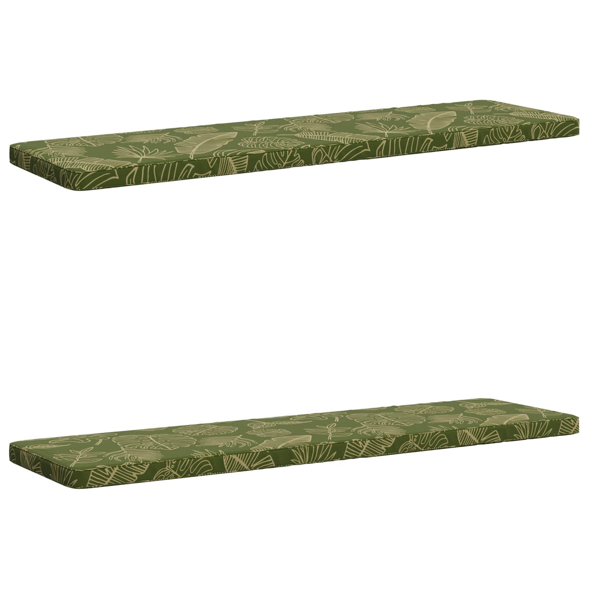 2-delige Bankkussens VUGHT 2 st 100% Polyester Bladontwerp