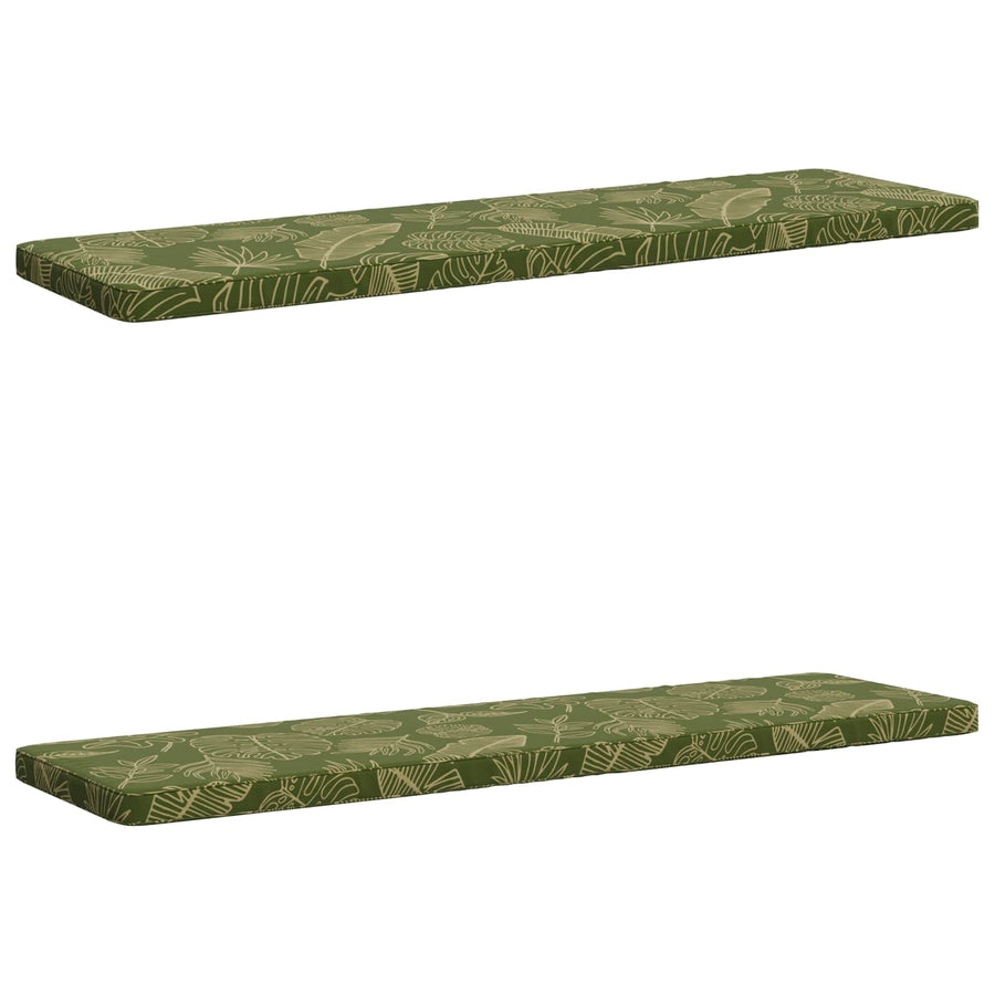 2-delige Bankkussens VUGHT 2 st 100% Polyester Bladontwerp