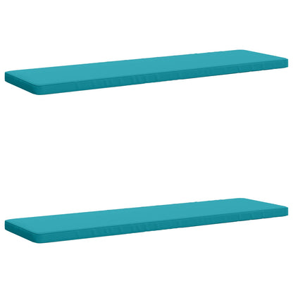 2-delige Bankkussens VUGHT 2 st 100% Polyester Turquoise