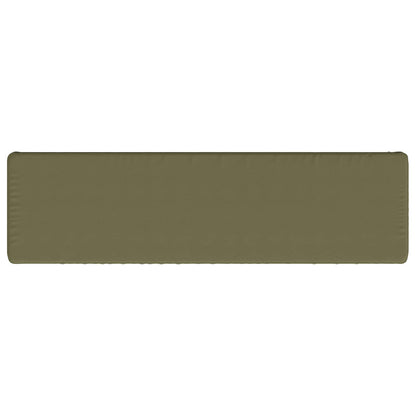 2-delige Bankkussens VUGHT 2 st 100% Polyester Olijfgroen
