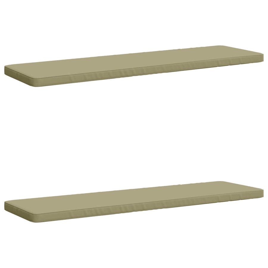 2-delige Bankkussens VUGHT 2 st 100% Polyester Lichtgroen