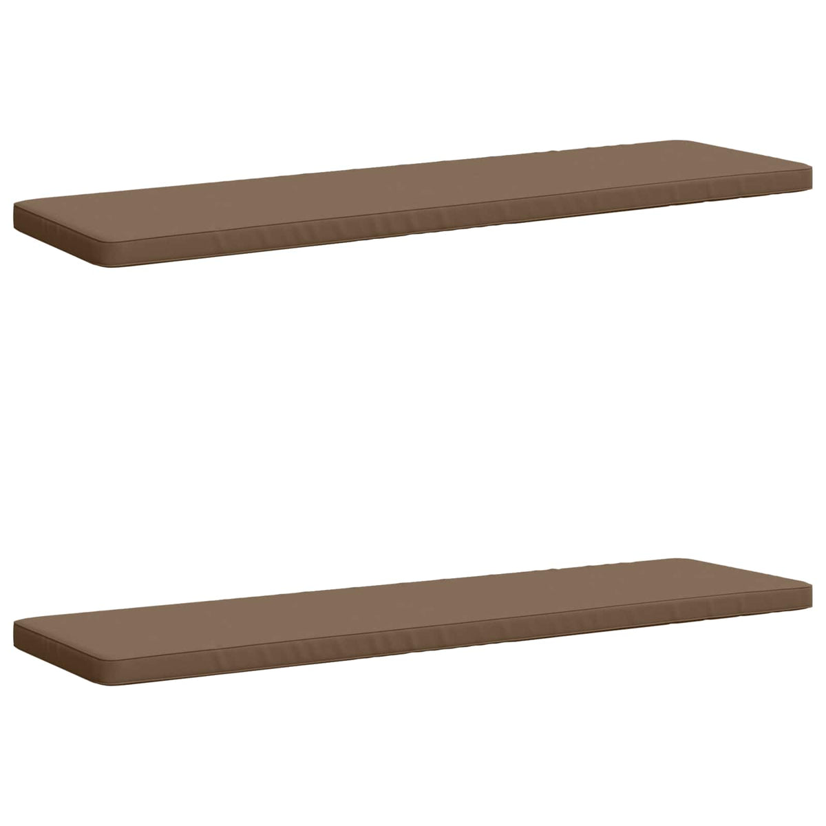 2-delige Bankkussens VUGHT 2 st 100% Polyester Taupe