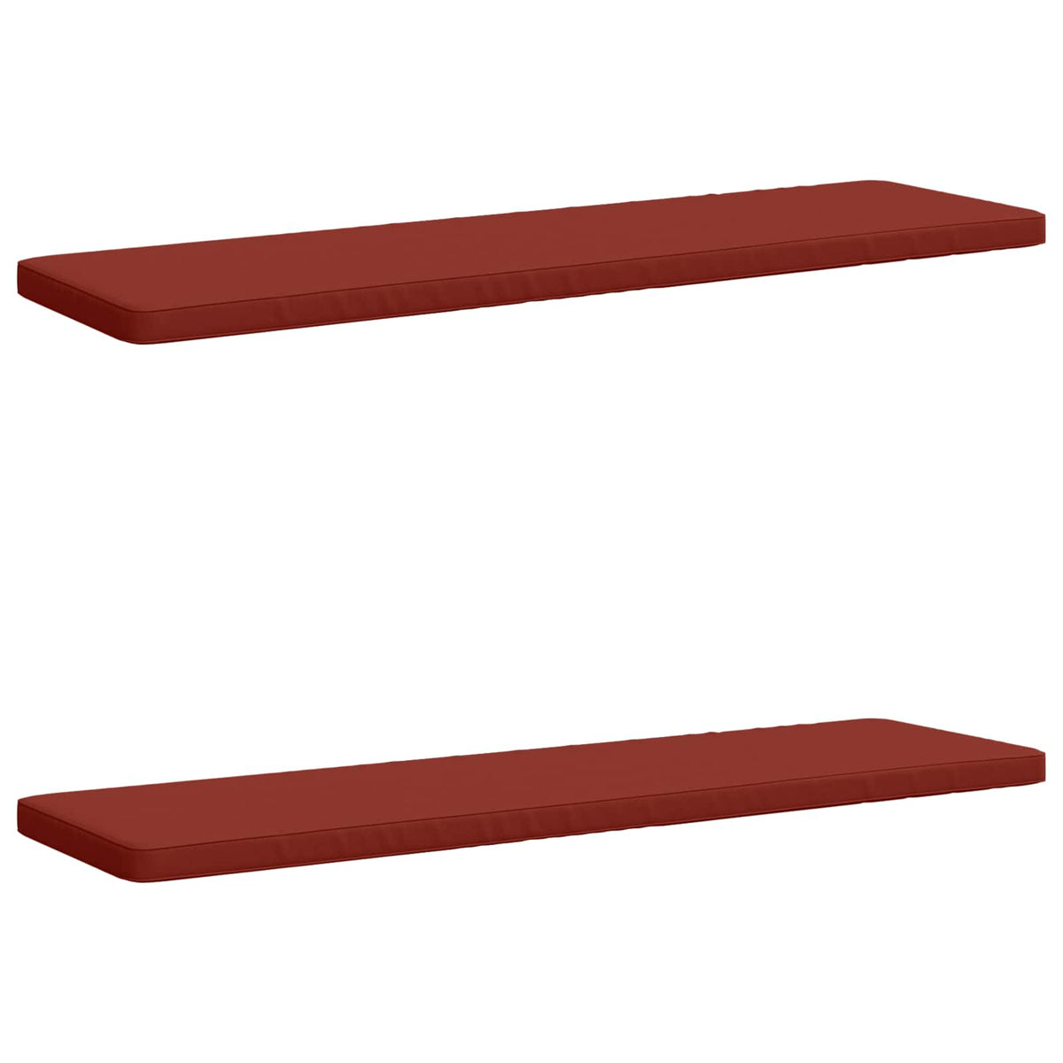 2-delige Bankkussens VUGHT 2 st 100% Polyester Rood