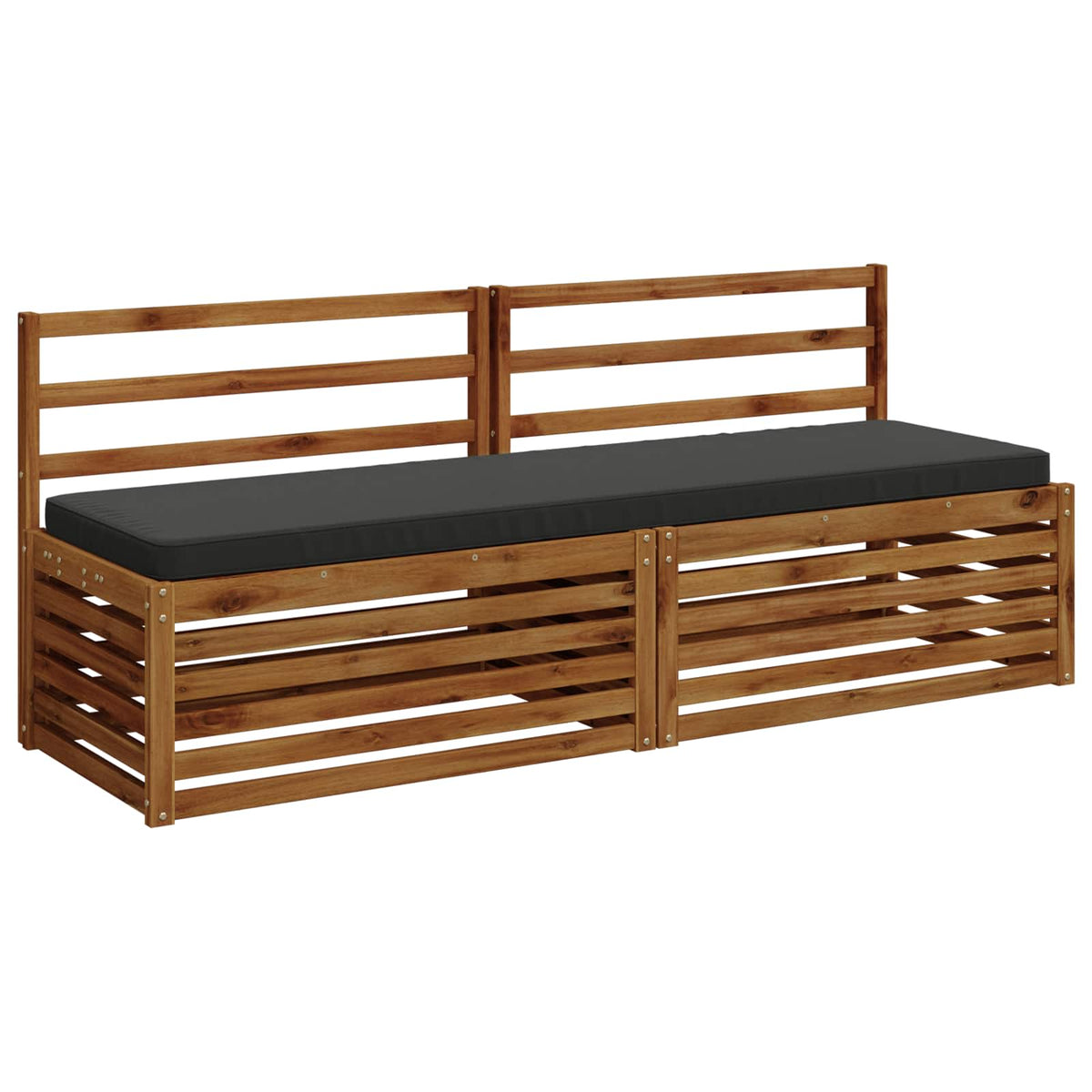 2-delige Bankkussens VUGHT 2 st 100% Polyester Antraciet