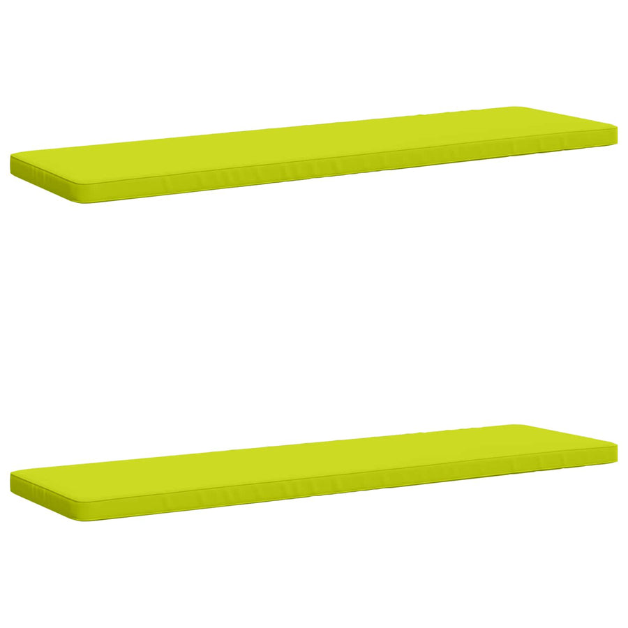 2-delige Bankkussens VUGHT 2 st 100% Polyester Helder groen