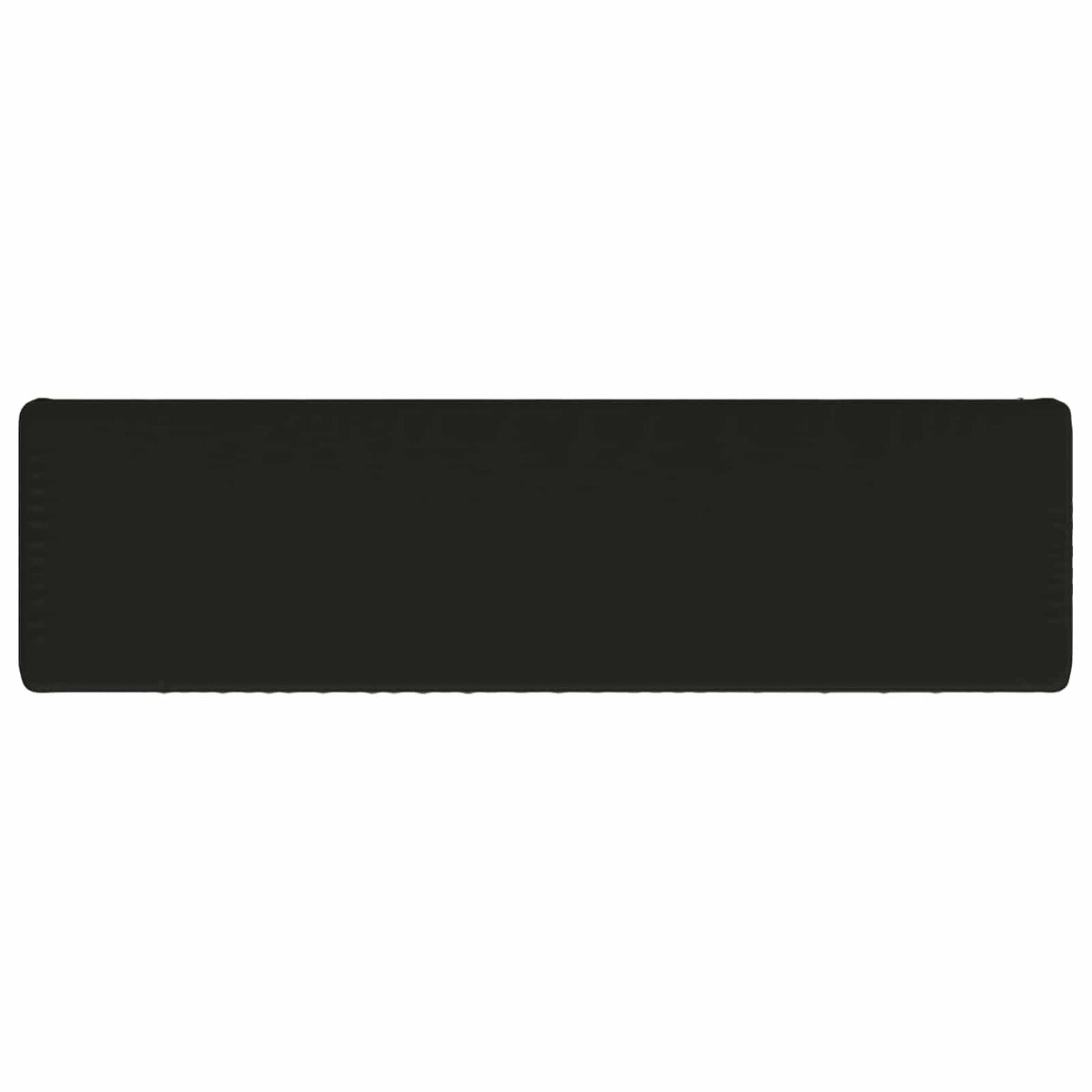 1-delig Bankkussen VUGHT 100% Polyester Zwart 200 x 50 x 5 cm