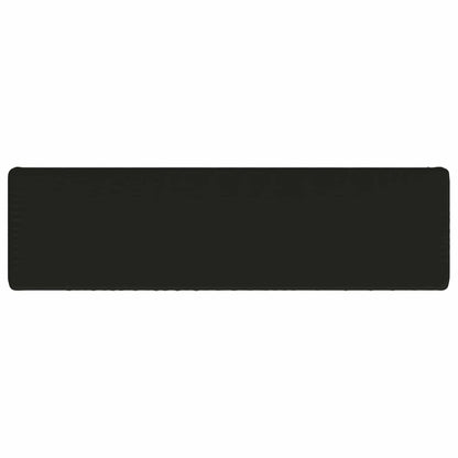 1-delig Bankkussen VUGHT 100% Polyester Zwart 200 x 50 x 5 cm