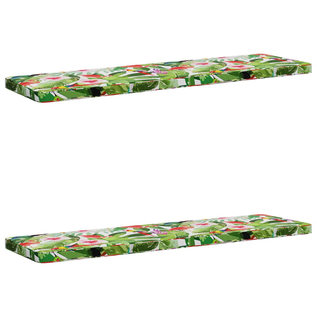 2-delige Bankkussens VUGHT 2 st 100% Polyester Meerkleurig