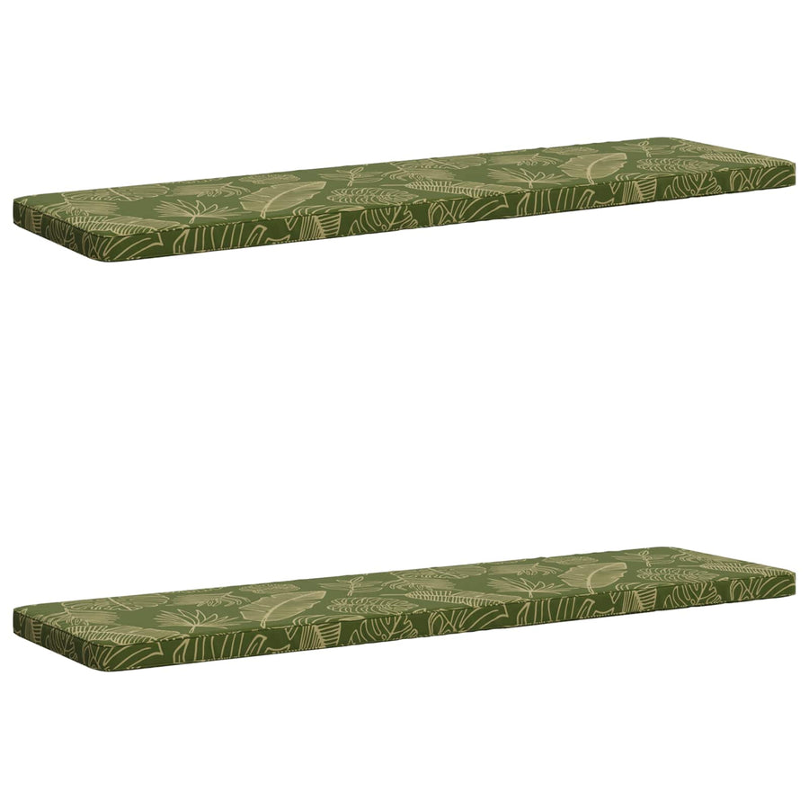 2-delige Bankkussens VUGHT 2 st 100% Polyester Bladontwerp