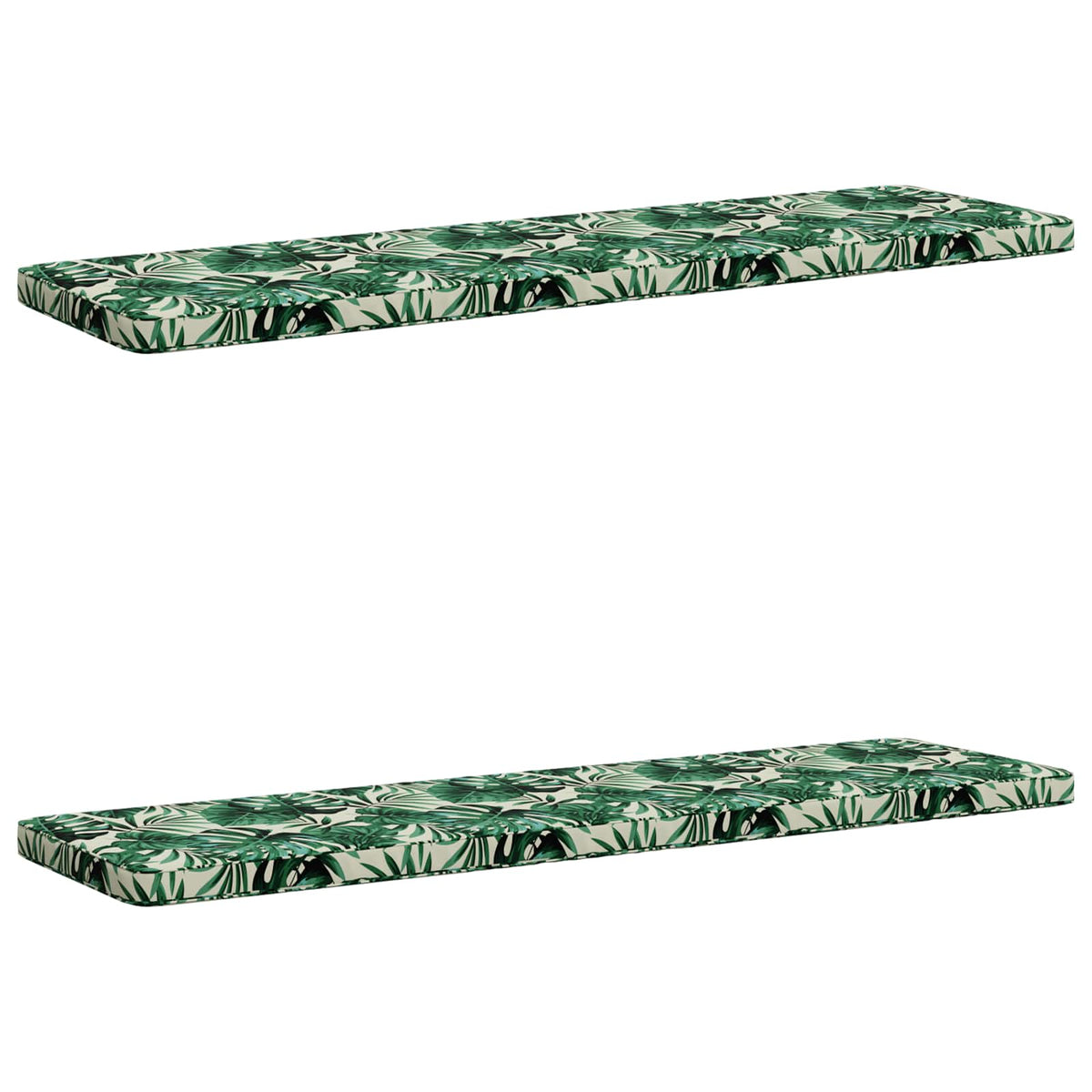 2-delige Bankkussens VUGHT 2 st 100% Polyester Bladpatroon