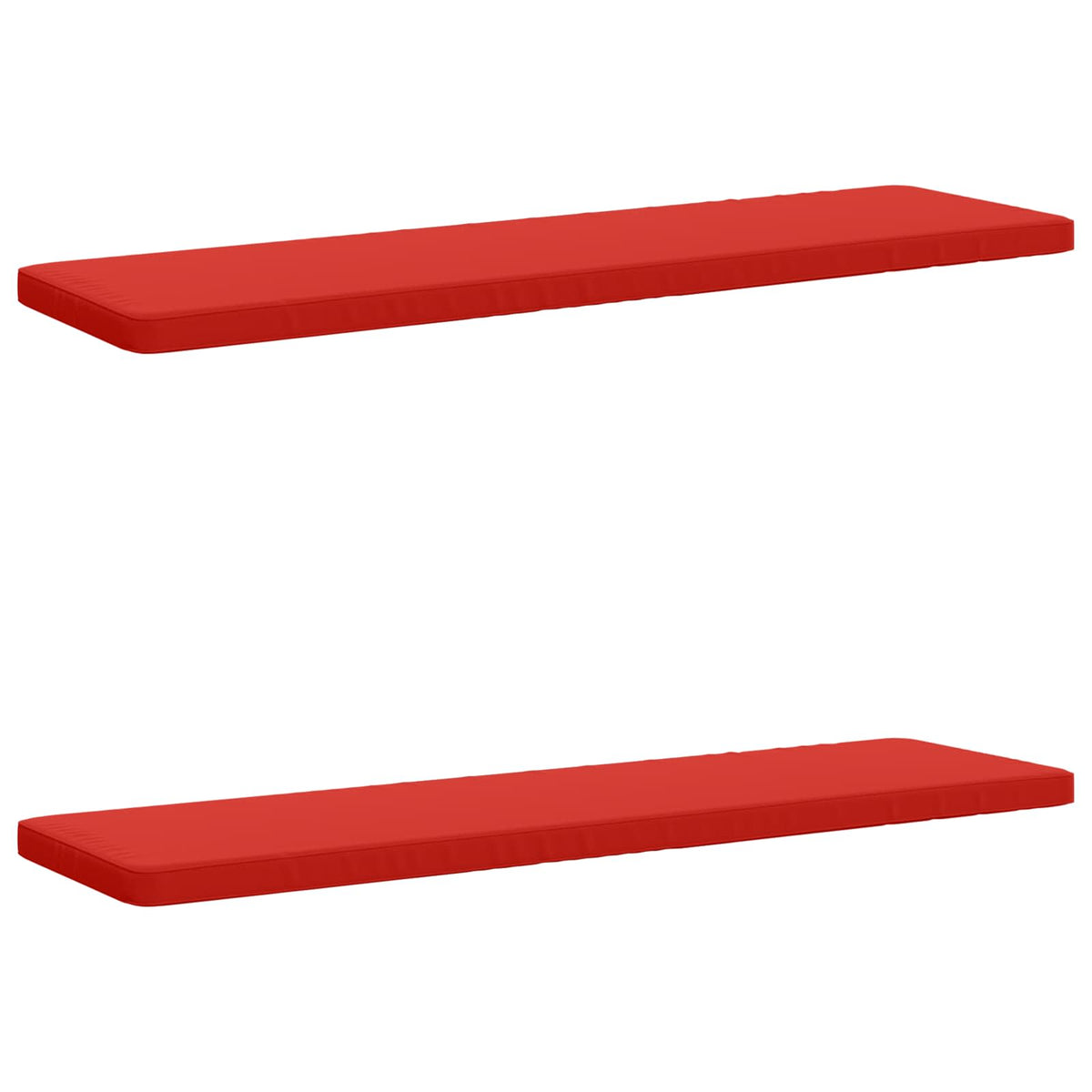 2-delige Bankkussens VUGHT 2 st 100% Polyester Rood