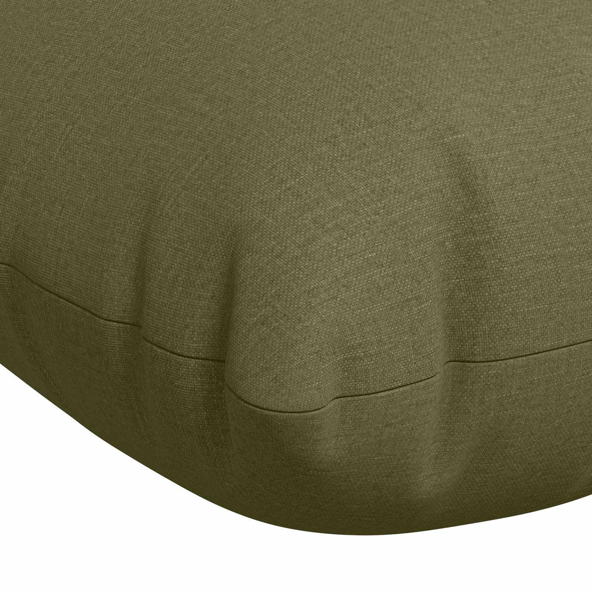 2-delige Bankkussens VIANEN 100% Polyester Olijfgroen