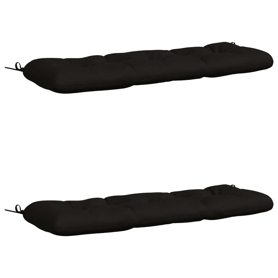 2-delige Bankkussens VIANEN 100% Polyester Zwart