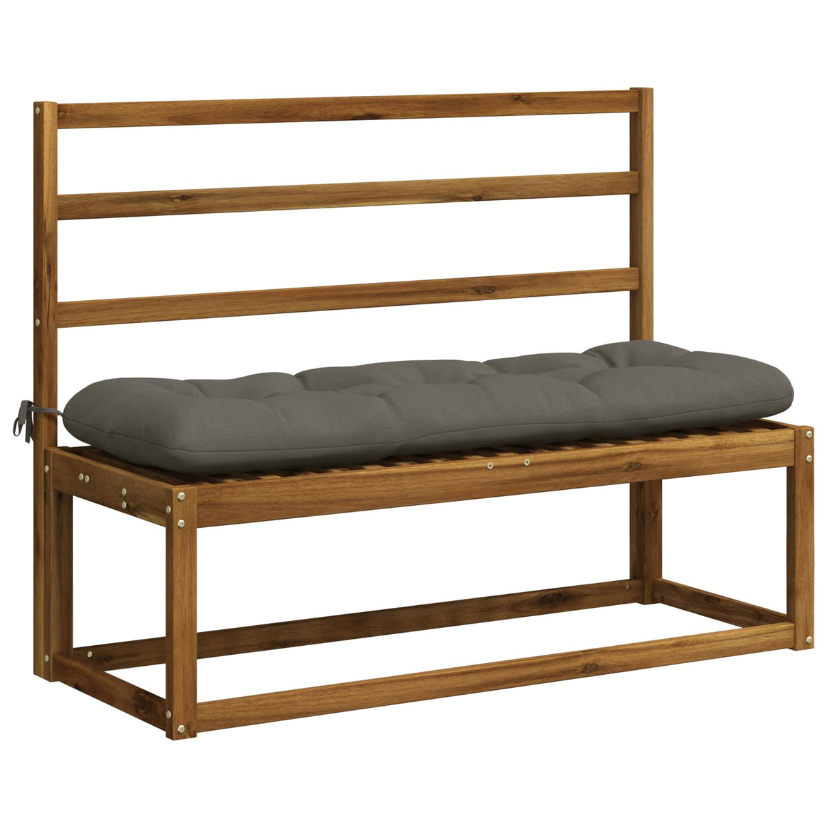 Bankkussen VIANEN 100% Polyester Grijs 100 x 40 x 12 cm