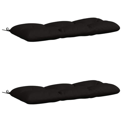 2-delige Bankkussens VIANEN 100% Polyester Zwart