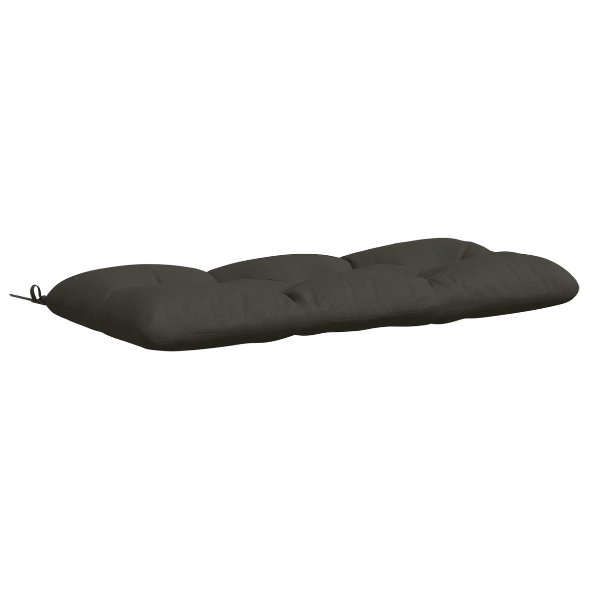 Bankkussen VIANEN 100% Polyester Antraciet 100 x 50 x 12 cm