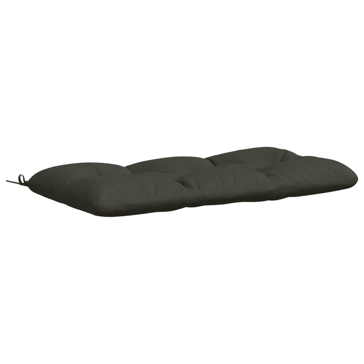 Bankkussen VIANEN 100% Polyester Antraciet 100 x 60 x 12 cm