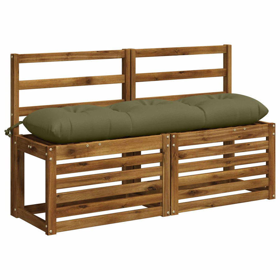 Bankkussen VIANEN 100% Polyester Olijfgroen 110 x 30 x 12 cm