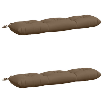 2-delige Bankkussens VIANEN 100% Polyester Taupe