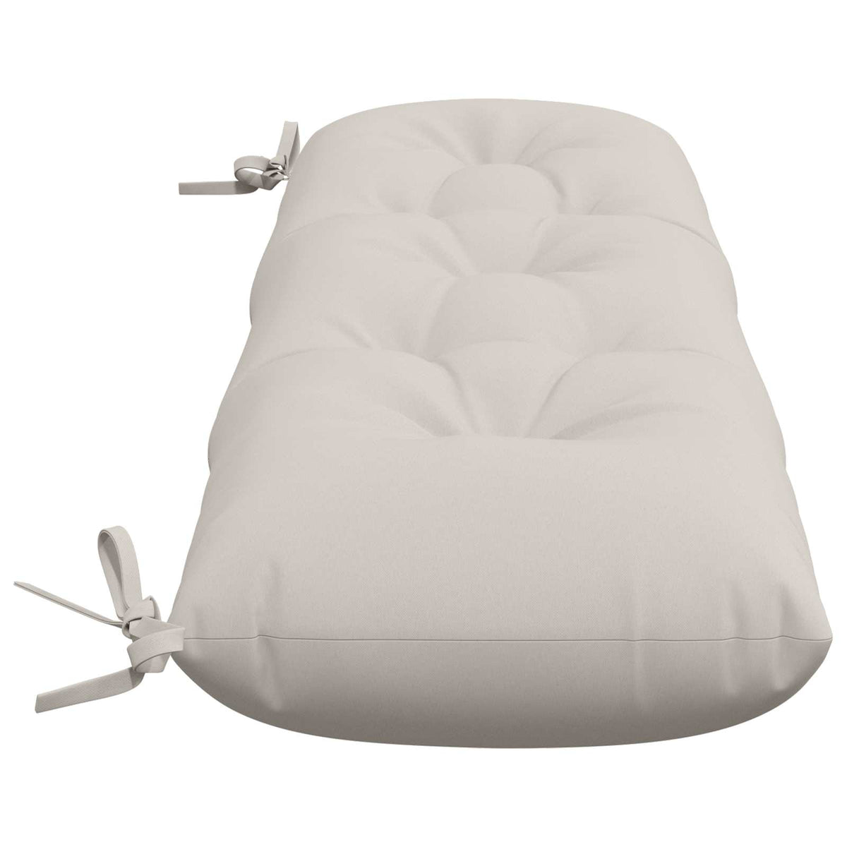 Bankkussen VIANEN 100% Polyester Wit 110 x 30 x 12 cm