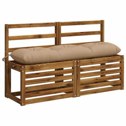 Bankkussen VIANEN 100% Polyester Zand 110 x 30 x 12 cm